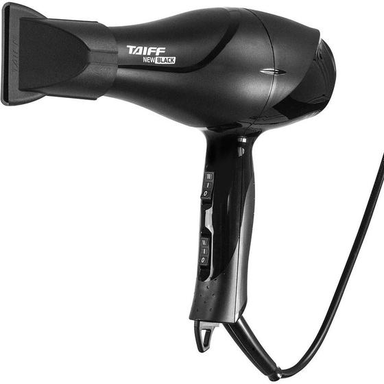 Imagem de Secador de cabelo profissional taiff new black 1900w - 127v