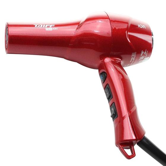 Imagem de Secador de cabelo profissional taiff red ion 1900w - 220v