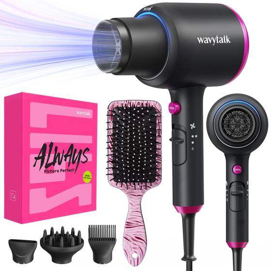 Imagem de Secador de Cabelo Profissional Wavytalk Black Ionic 1875W