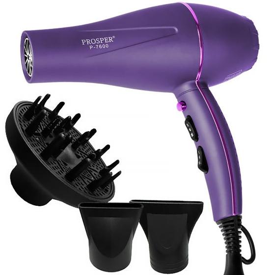 Imagem de Secador de Cabelo Prosper P-7600 7.000 Watts 220 - 240 V ~ 50/60 HZ - Roxo