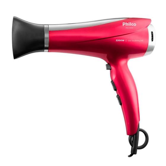 Imagem de Secador de Cabelo PSC2300 Philco Vermelho Bivolt
