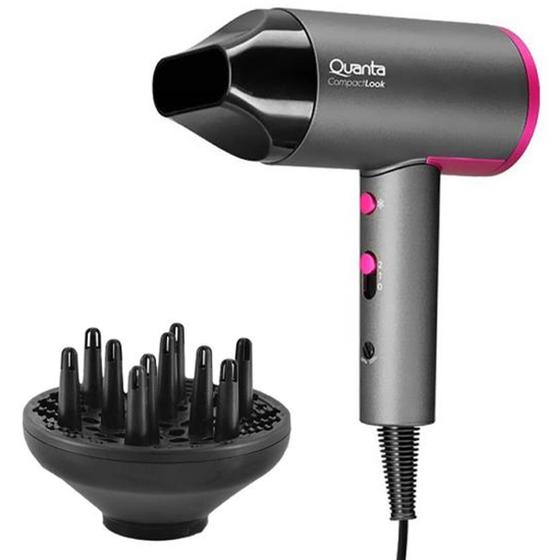 Imagem de Secador de Cabelo Quanta Compact Look QTSCP20 Bivolt