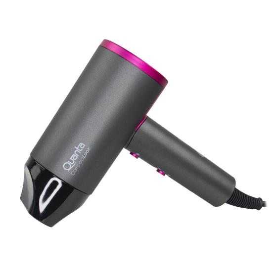 Imagem de Secador de Cabelo Quanta QTSCP20 - 2000W - Bivolt - Cinza/Rosa