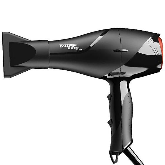 Imagem de Secador de Cabelo Taiff Black Ion 2000 Watts 220 - 230 V ~ 50/60 HZ Preto/Vermelho