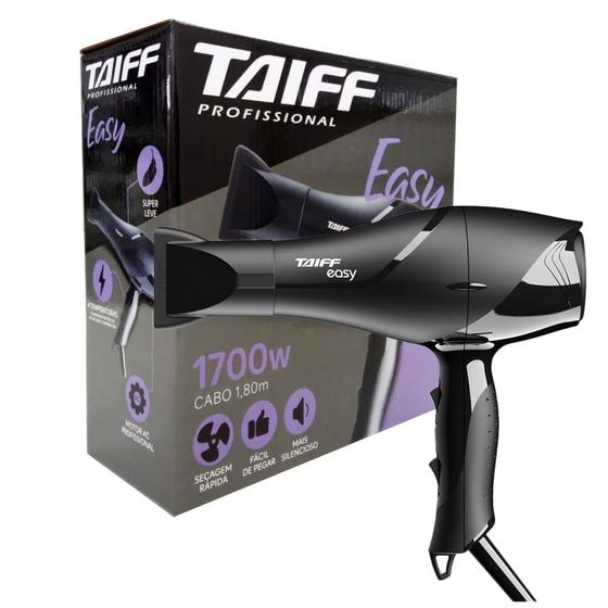 Imagem de Secador de Cabelo Taiff Easy 1700W com 2 velocidades 220v