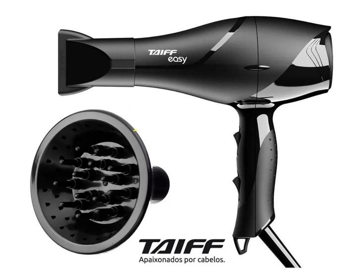 Imagem de Secador de Cabelo Taiff Easy 1700w Com Difusor Cachos