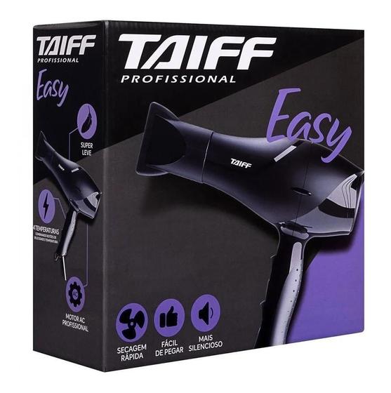 Secador De Cabelo Taiff Easy 1700W Profissional Motor AC 127V
