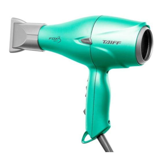 Imagem de Secador De Cabelo Taiff Fox Íon 3 Soft 2.200W Pra Salao