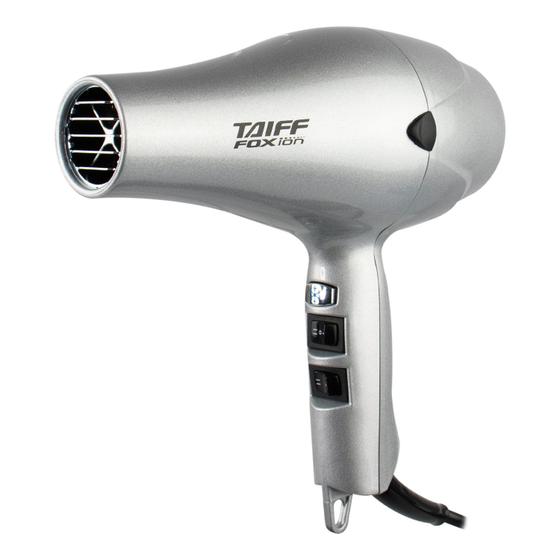 Imagem de Secador de Cabelo Taiff Fox Ions - 2000W - 127V - Cinza