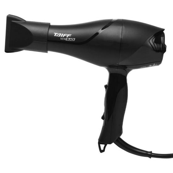 Imagem de Secador de Cabelo Taiff New Black 1900W Com Tecnologia Cerâmica 220V