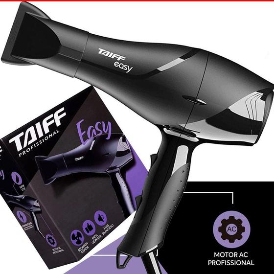 Imagem de Secador De Cabelo Taiff Profissional Easy 1700w Motor Ac