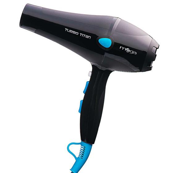 Secador de Cabelo Turbo Titan 2200W 127V - Mega Menor preço em Secador de Cabelo Turbo Titan 2200W 127V - Mega