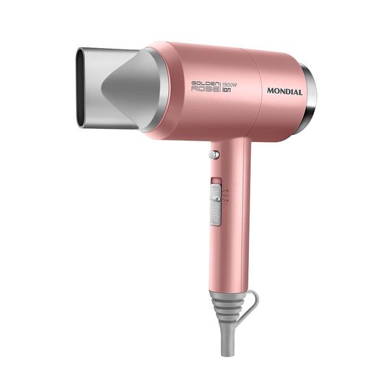 Imagem de Secador de Cabelos Compact Turbo Mondial Golden Rose 1900W SC-38-GR