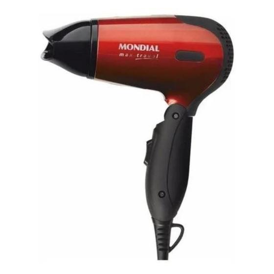 Secador De Cabelos Mini Dobrável Viagem Mondial Sc-10 Bivolt Menor preço em Secador De Cabelos Mini Dobrável Viagem Mondial Sc-10 Bivolt