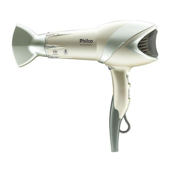 Secador de Cabelos Philco Pro Infrared Psc12d 2000w 127v Menor preço em Secador de Cabelos Philco Pro Infrared Psc12d 2000w 127v