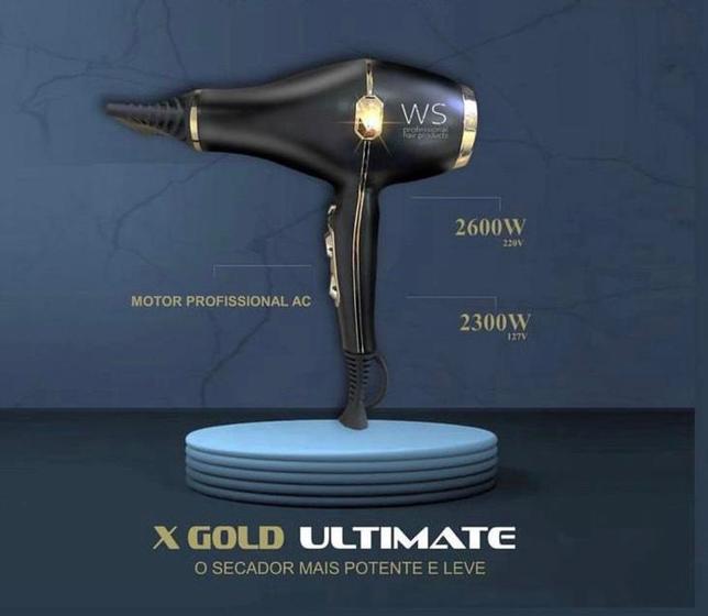 Secador de Cabelos WS X Gold Ultimate 127v Profissional 2300w Preto é ruim? Secador de Cabelos WS X Gold Ultimate 127v Profissional 2300w Preto é boa?
