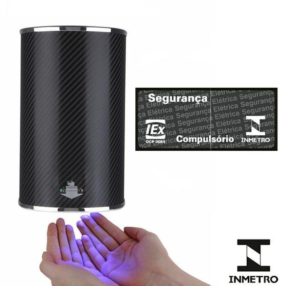 Imagem de Secador de Mãos Automático ECO-1800 INOX 127V - Preto Brilho