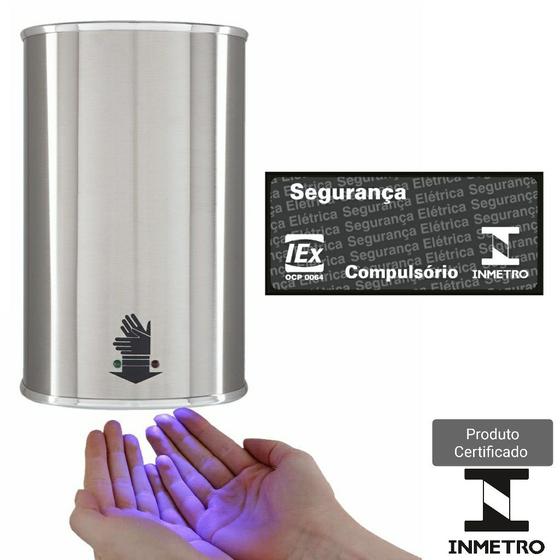 Imagem de Secador de mãos automático ECO-1800 INOX 220V