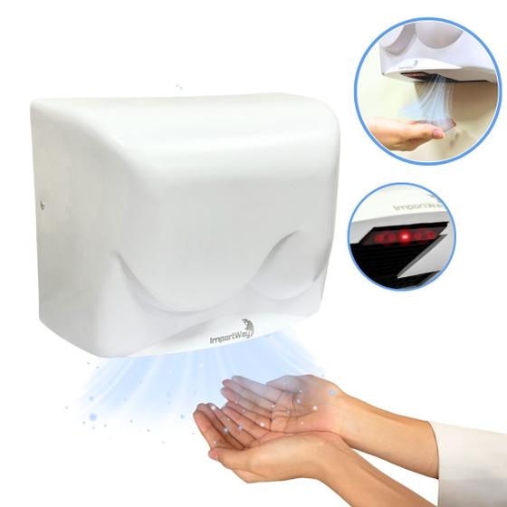 Imagem de Secador De Mãos Automático Elétrico Com Sensor 127v 1500w