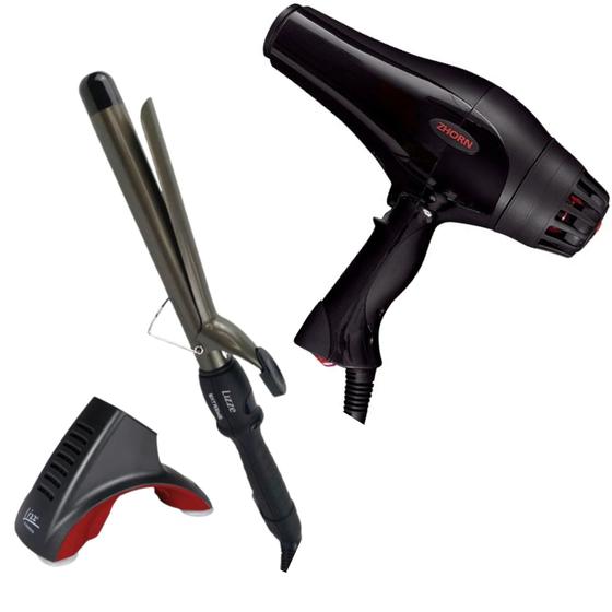 Imagem de Secador Ergo Fire Zhorn 2000w 220v + Modelador Extreme Lizze + Suporte