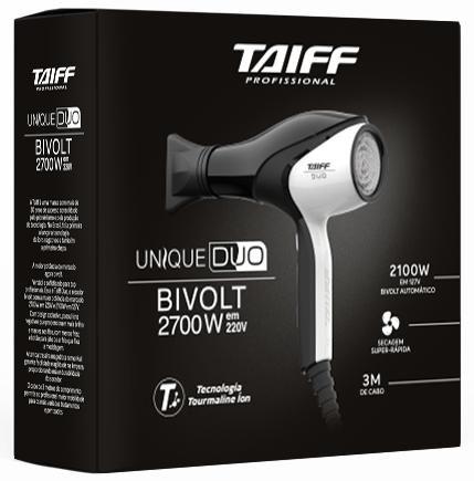 Imagem de Secador Profissional Taiff Unique Duo 2700W - Bivolt