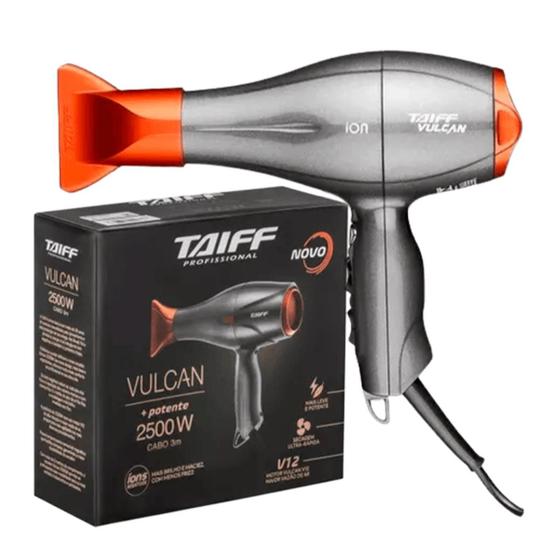 Imagem de Secador Vulcan 2500W 127v - Taiff Profissional