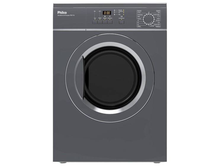 Secadora de Roupas de Piso Philco 11kg PSR11B 15 Programas de Secagem