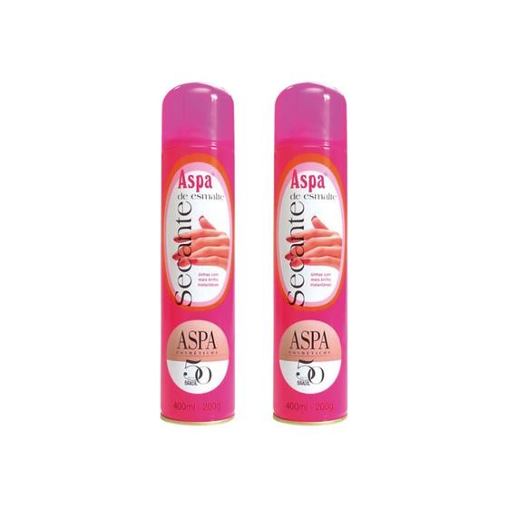 Imagem de Secante de Esmalte Aspa 400ml - Kit C/ 2un