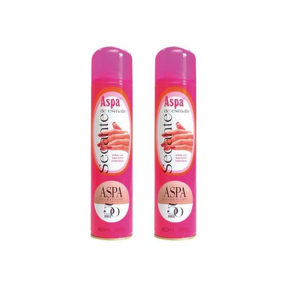Imagem de Secante De Esmalte Aspa 400Ml - Kit Com 2Un