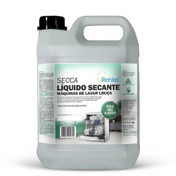 Secante para Máquina de Lavar Louça Secca 5L 1 UN Renko - Produtos de ...