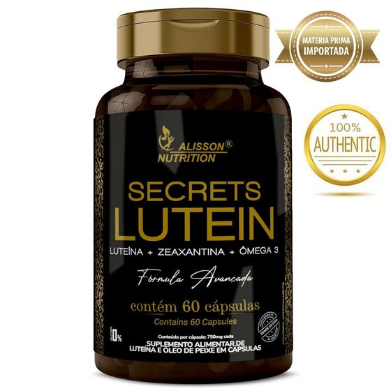 Imagem de Secrets Lutein Luteína + Zeaxantina + Ômega 3 com 60 Cápsulas