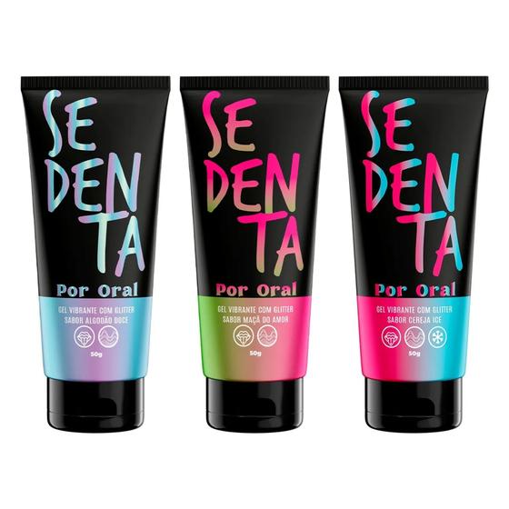 Imagem de Sedenta Por Oral Gel Comestível com Glitter 50g Pepper Blend