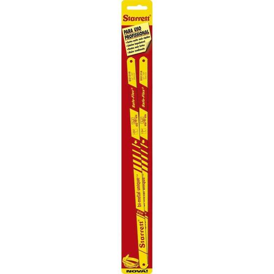 Imagem de Segueta Bimetálica Flexível BS1218 Cartucho Emb. c/ 10 Pares - Starrett