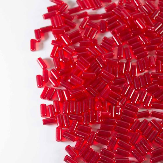 Imagem de Segui Para Guia Espirita 10mmVermelho Transp Aprox 70pç 25g