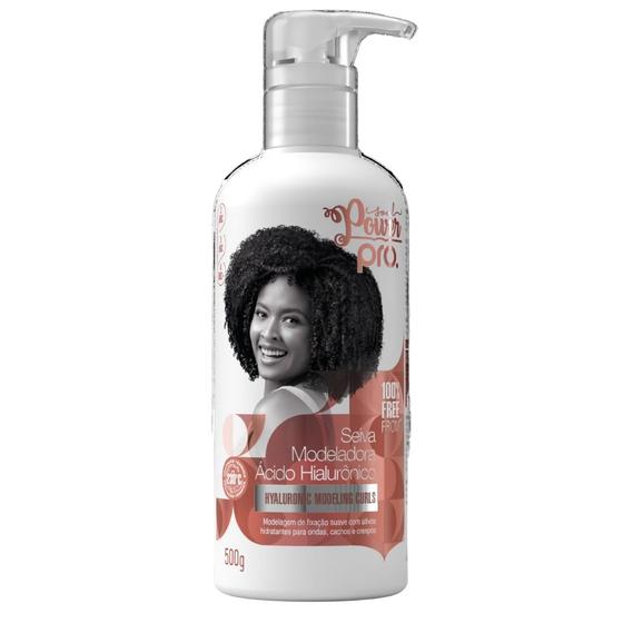 Imagem de Seiva Modeladora Acido Hialuronico Soul Power Pro Modelagem Fixação Suave Modeling Curls 500g