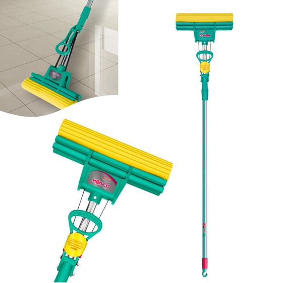 Sekito Noviça Mop Seca Limpa Absorve Água Sujeiras Rodo Mágico 1442 Bettanin Imagem de Sekito Noviça Mop Seca Limpa Absorve Água Sujeiras Rodo Mágico 1442 Bettanin
