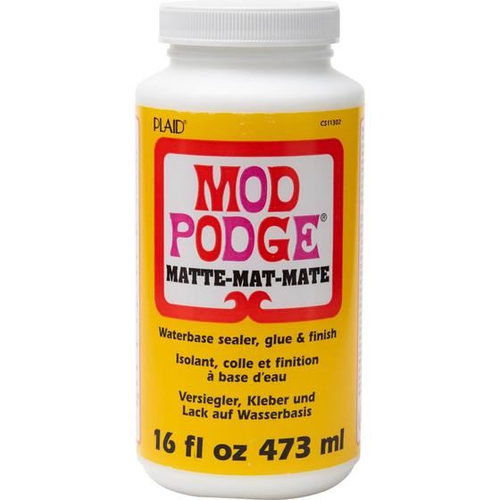 Imagem de Selador, Cola e Acabamento à Base de Água Mod Podge CS11302, 453ml, Fosco, 16 Fl Oz