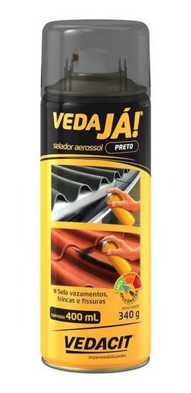 Imagem de Selador Multiuso Vedajá Preto 400ml Vedacit