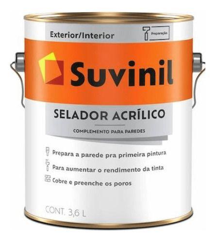Imagem de Selador Para Paredes Acrílica Premium Suvinil 3,6l