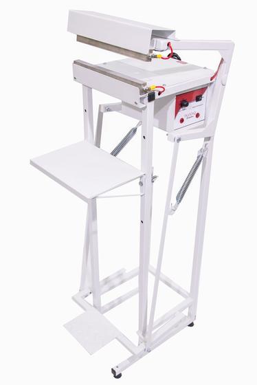 Imagem de Seladora Pedal para Embalagem Aluminizada Salgadinho Picolé 35cm Recravada Isamaq