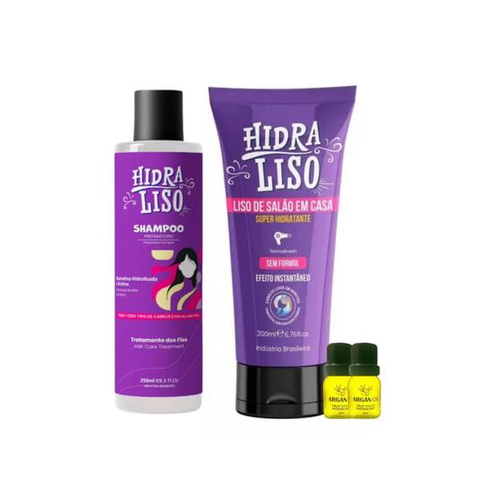 Imagem de Selagem Hidra Liso Progressiva Orgânica 200 Shamapoo 250 Ml