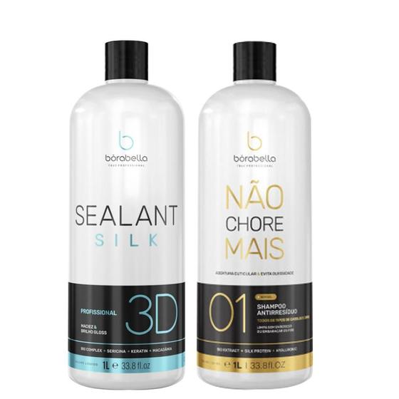 Imagem de Selagem Sealant Silk 3D 1l  Shampoo Antirresíduos 1l