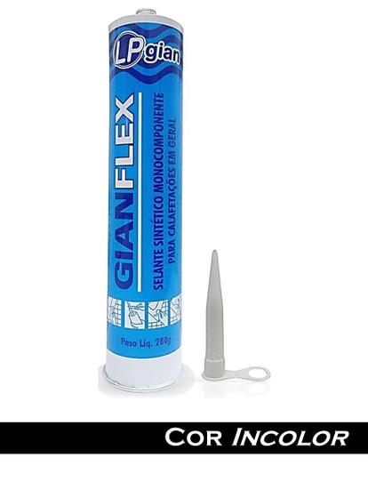 Selante Adesivo Cola Gian Flex para Farol / Lanterna / Bau - Cor Incolor Menor preço em Selante Adesivo Cola Gian Flex para Farol / Lanterna / Bau - Cor Incolor
