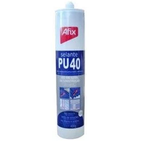 Imagem de Selante Adesivo PU 40 Branca 400G AFIX