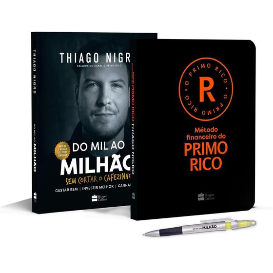 Imagem de Seleção Thiago Nigro - 2 Livros + Caneta Marca Texto - Harpercollins Brasil