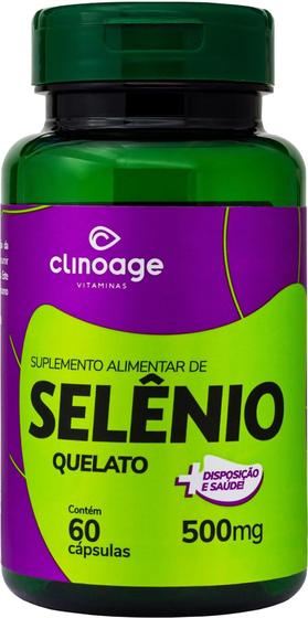 Imagem de Selênio 500 Mg 60 Caps - Clinoage