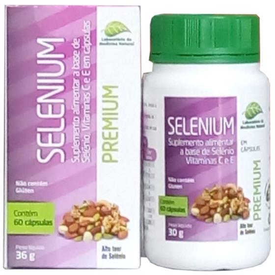 Imagem de Selênio Premium com Vitamina C e E 60 Cápsulas