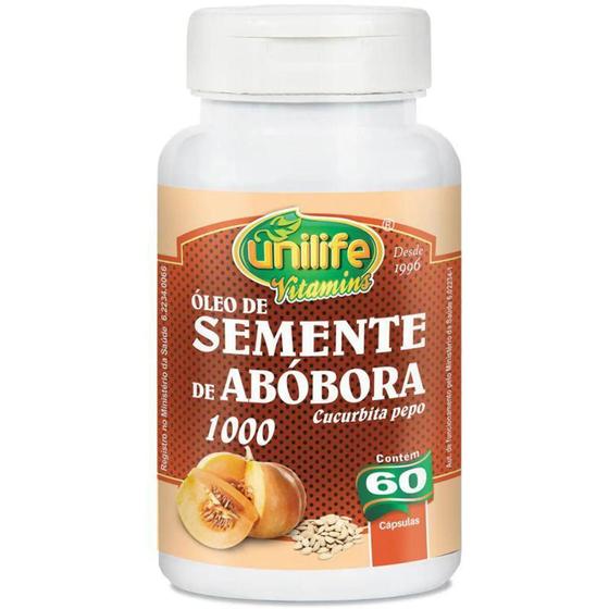Imagem de Semente de Abobora 1000 mg 60 caps Unilife