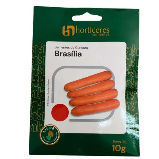 Imagem de Semente de Cenoura Brasília 10gr Horticeres