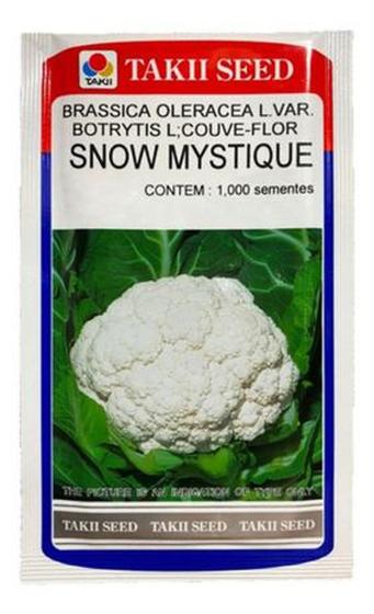 Imagem de Semente De Couve Flor Híbrida Snow Mystique Takii 1.000 Sementes